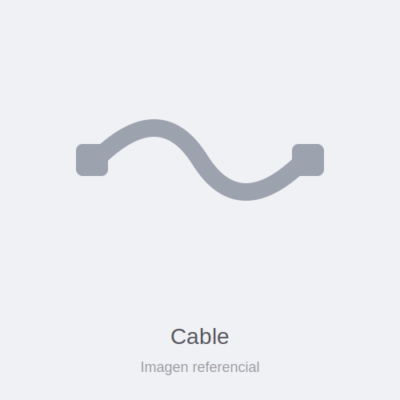 Cable USB C con indicador LED 1 metro - Gris