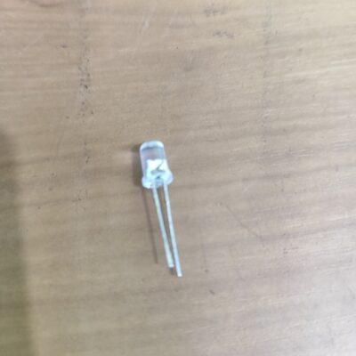 Diodo Led Blanco 5mm - Transparente